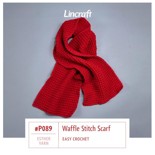 P089 Waffle Stitch Scarf – Lincraft New Zealand