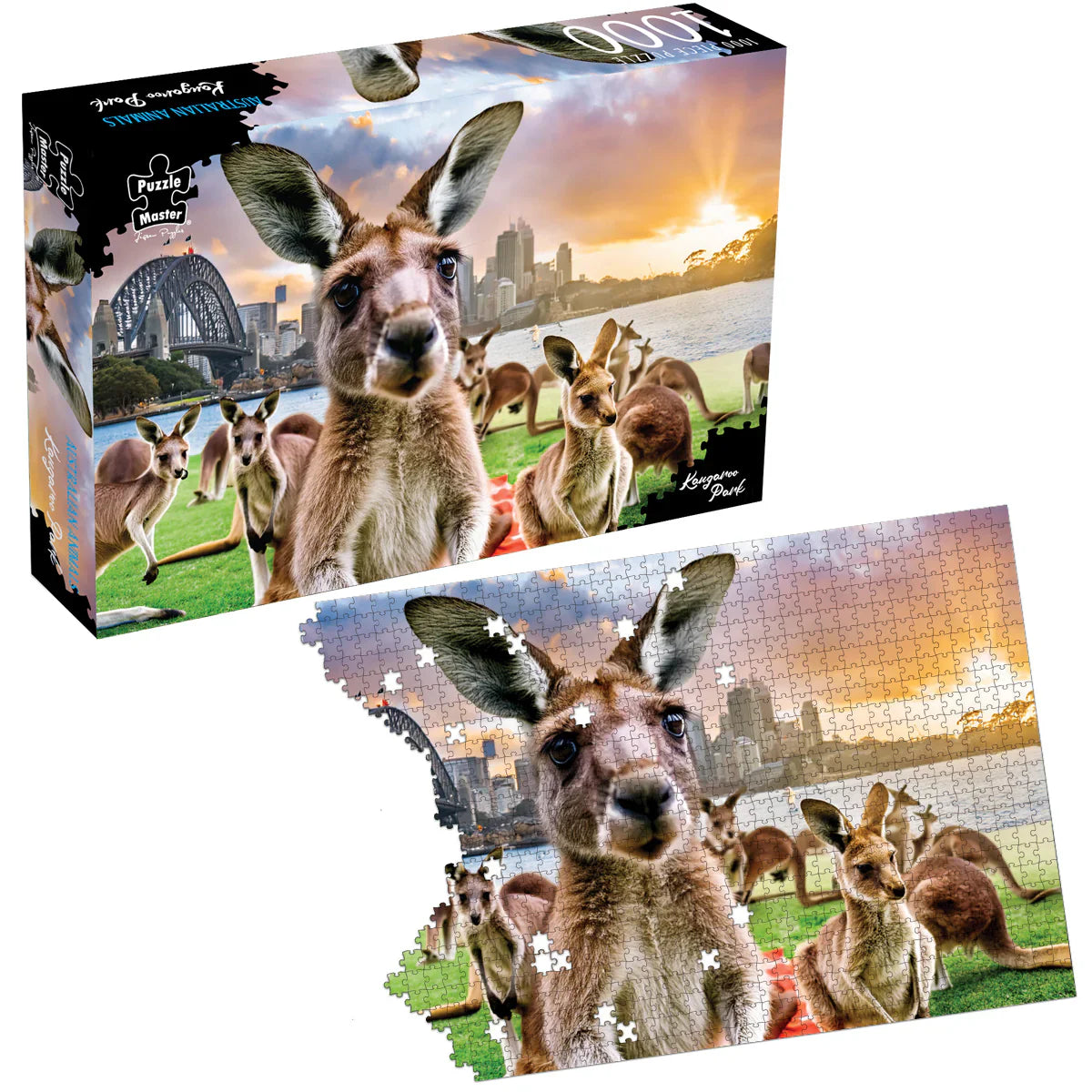 1000-Piece Jigsaw Puzzle, Kangaroo Park