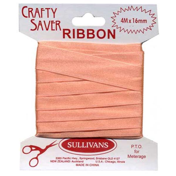 Crafty Saver Satin Ribbon, 16mm x 4m