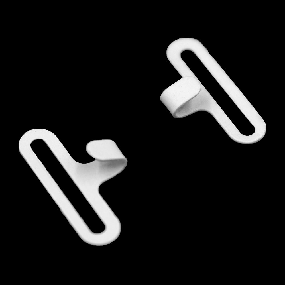 Bra Hook, White- 19mm