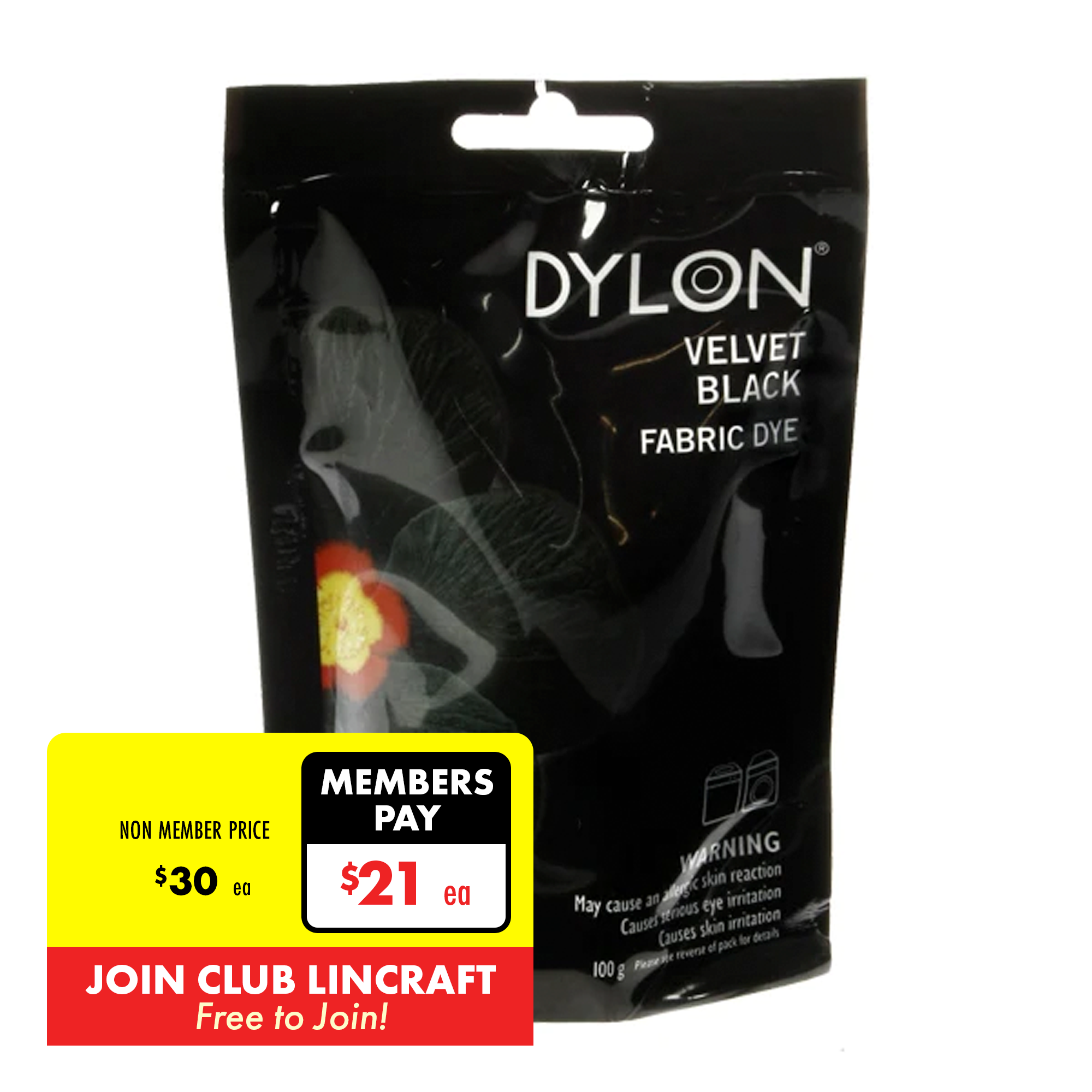 Dylon Fabric Dye, Intense Black- 350g – Lincraft New Zealand