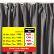 Regency Pencil Pleat Curtain, Grey- 205cm Drop
