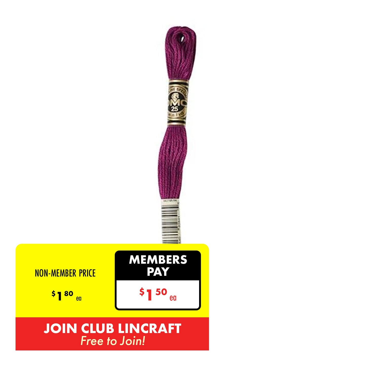 DMC Stranded Cotton Embroidery Thread, 1-99