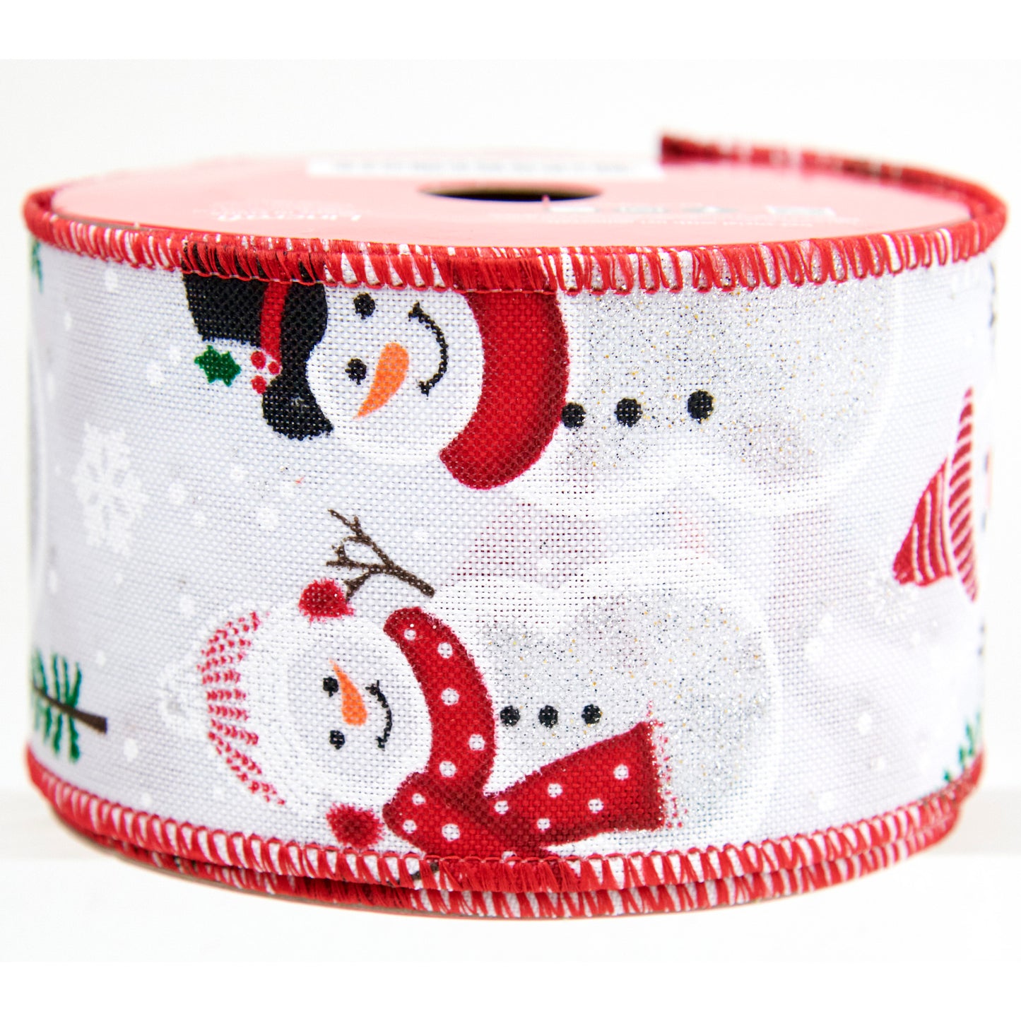 Christmas Printed Burlap Ribbon, 2.5x4.57m