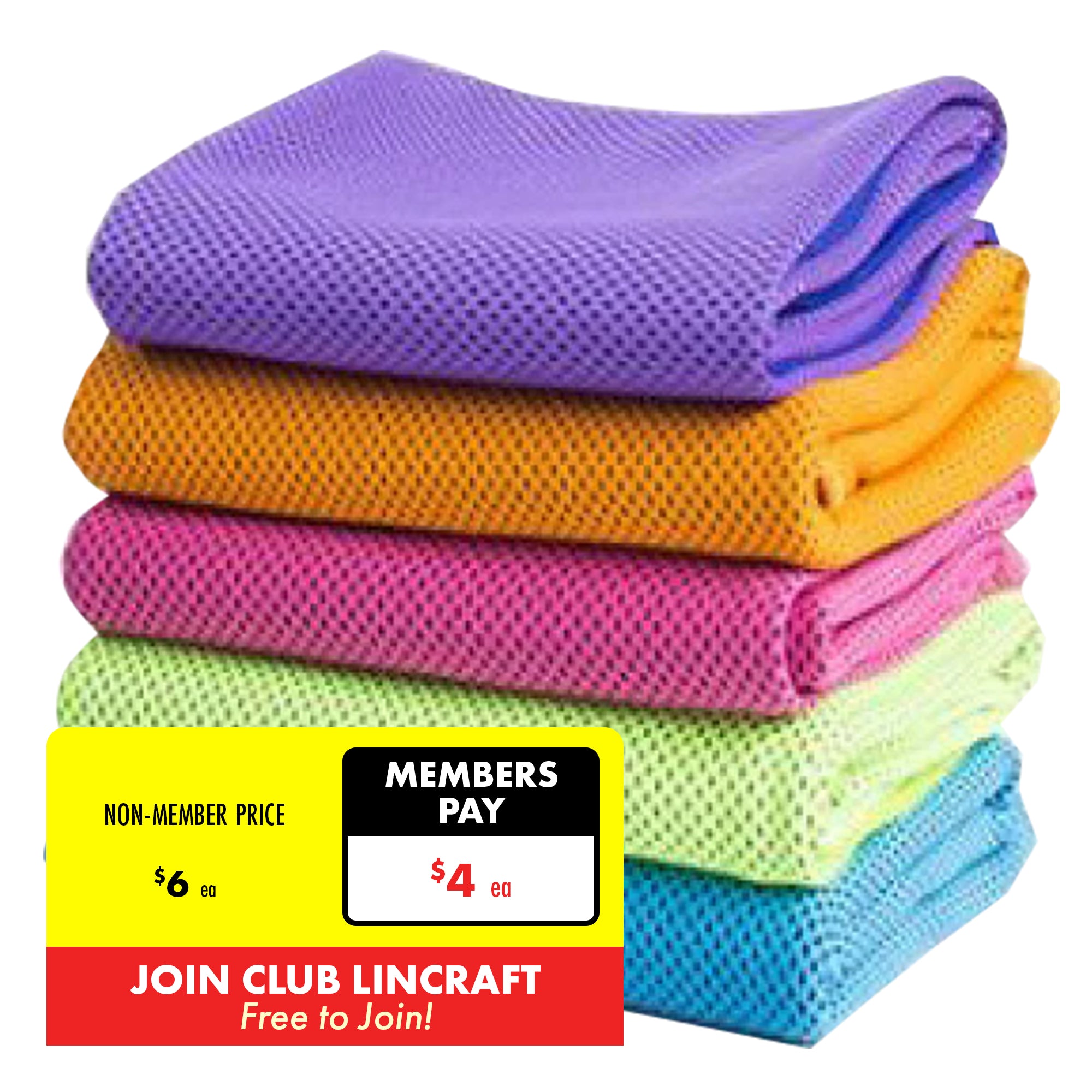 Gym Cooling Towels, Assorted Colours- 100x30cm – Lincraft New Zealand