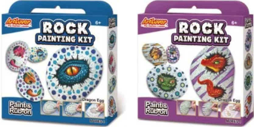 Artlover Rock Painting, Dragon Egg