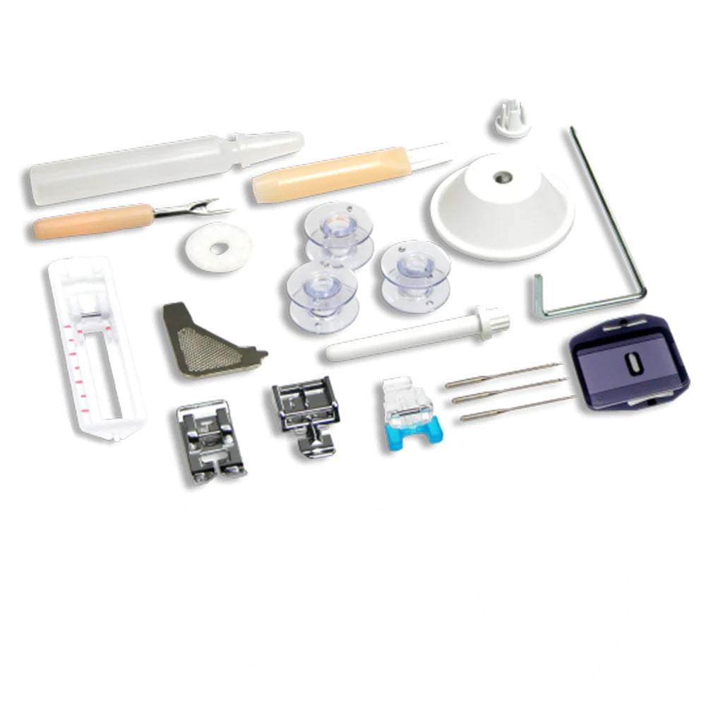NECCHI Manual Select 32 Stitch Sew Machine, Blue Cream