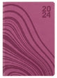 2024 Diary PU with Elastic P8.6 FSC Mix, Pink- A5 WTV