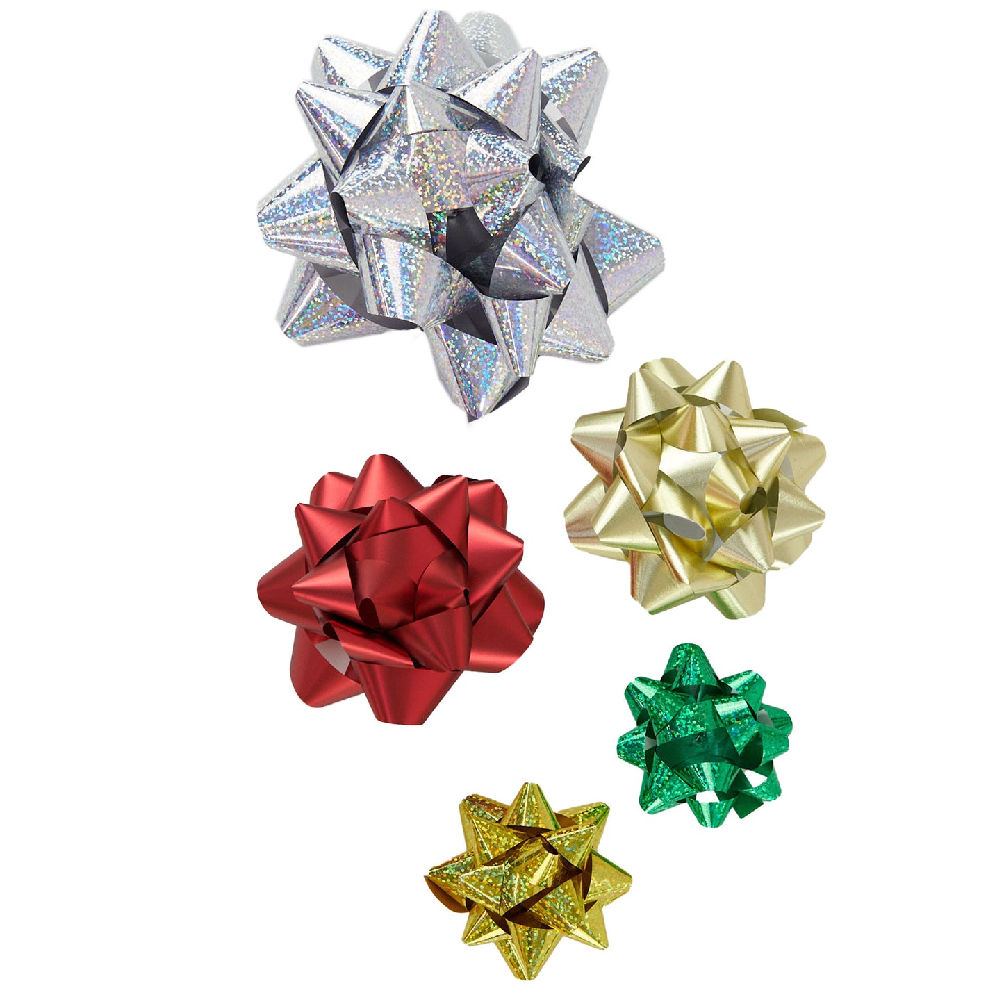Christmas 15 Loops Starbows 6pk- 5-6in