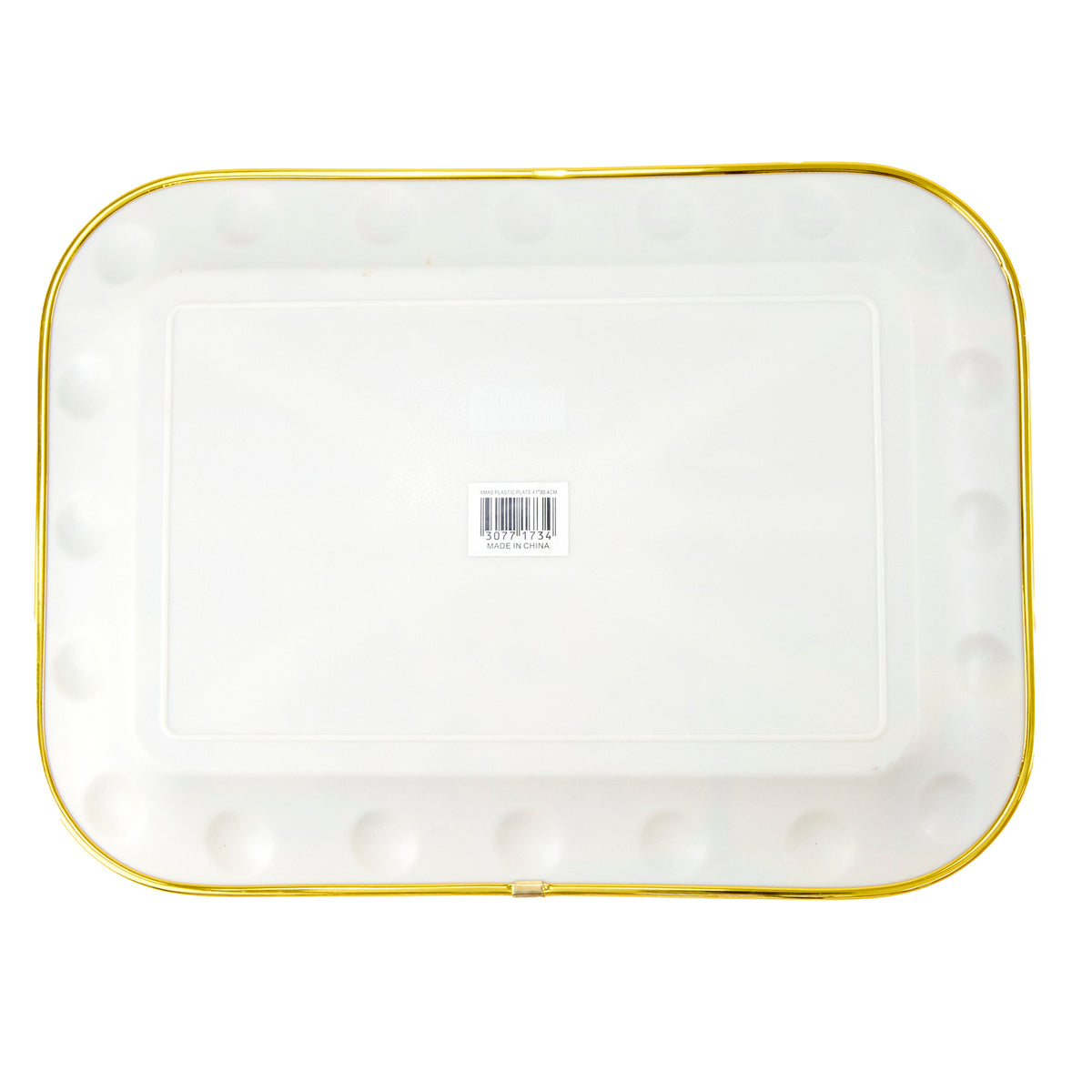 Christmas Plate Plastic- 41x30.4cm