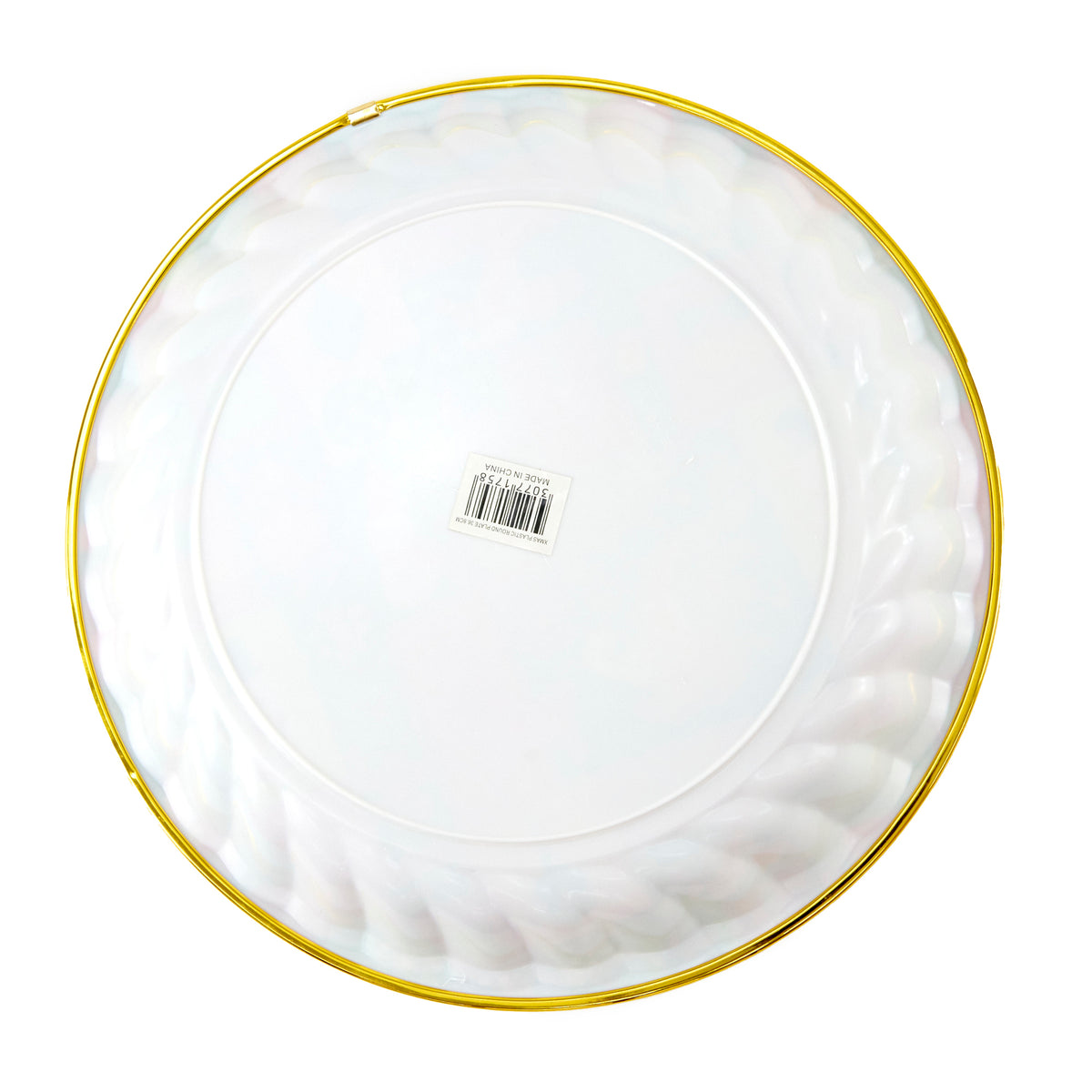 Christmas Plastic Round Plate- 36.8cm