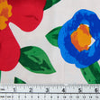 Printed Rayon Fabric, Colour Floral- Width 140cm