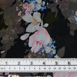 Printed Cotton Chiffon Fabric, Pink Floral-Width 150cm