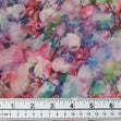 Printed Cotton Chiffon Fabric, Pink White Floral- Width 150cm