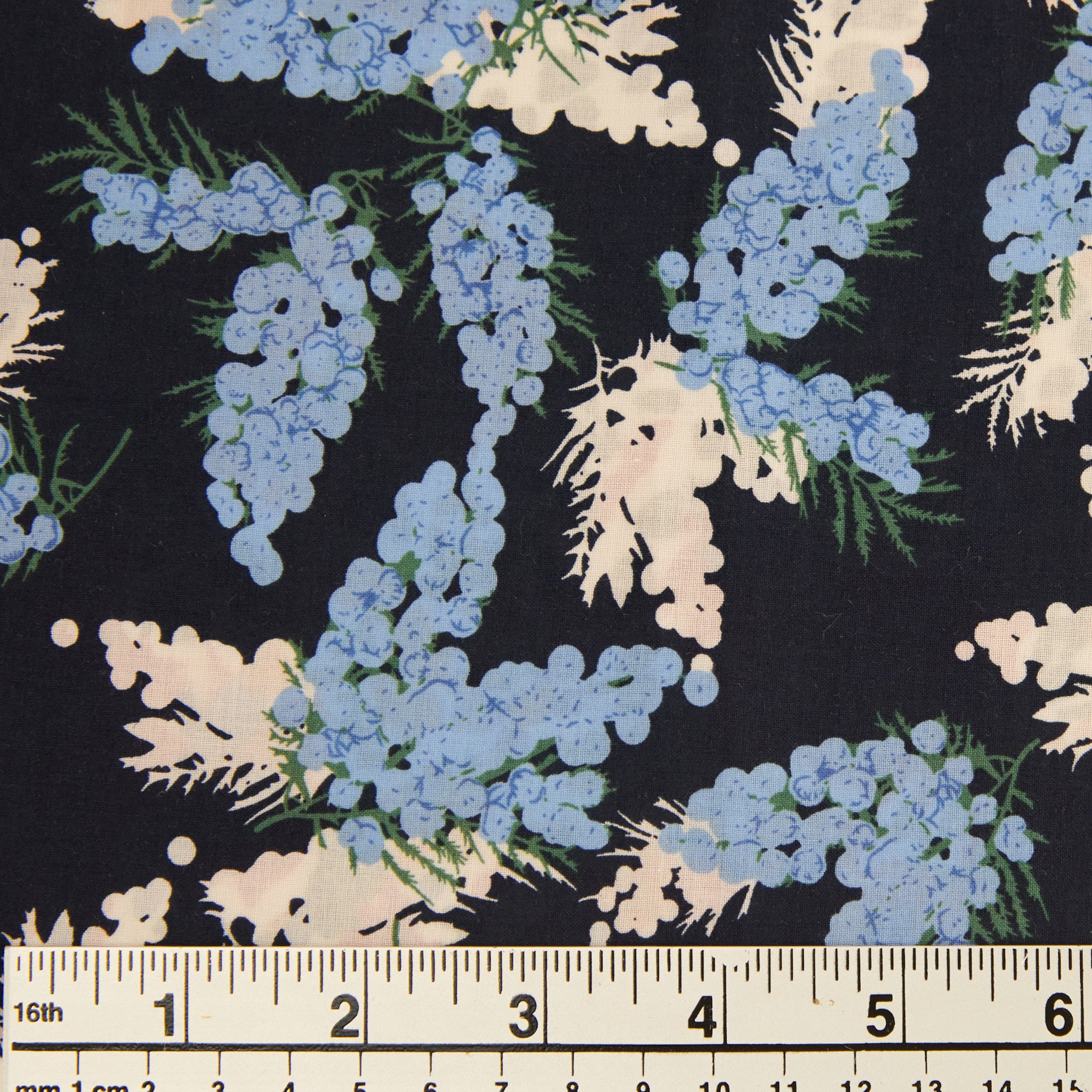 Printed Cotton Voile Fabric, Perennial Flowers Width 140cm Lincraft New Zealand