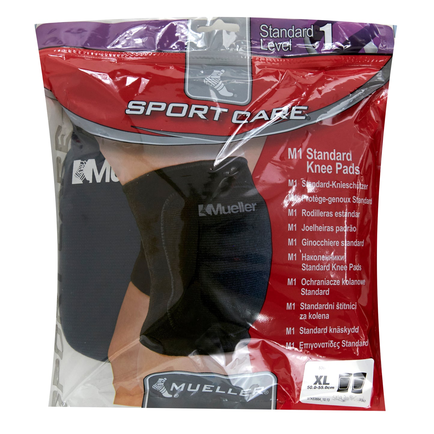 Standard Level 1 Knee Pads - Black -Xl - One Pair