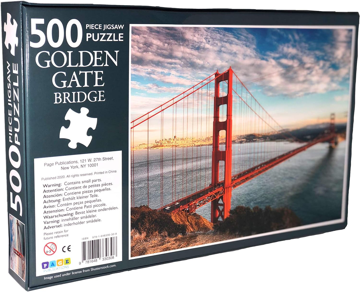Golden Gate Jigsaw Puzzle, 500-Piece