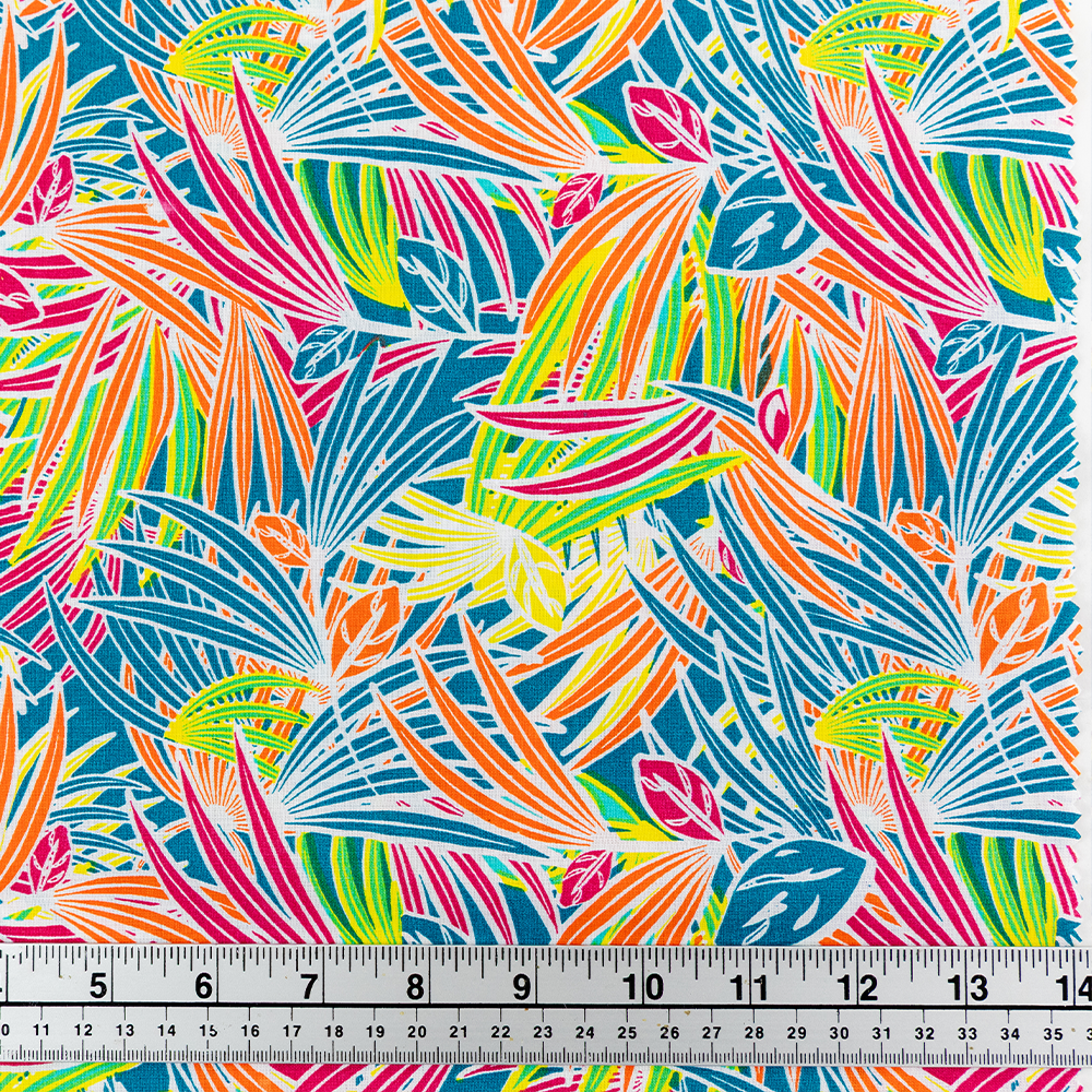 Print Craft & Quilting Fabric, Ferns- Width 112cm