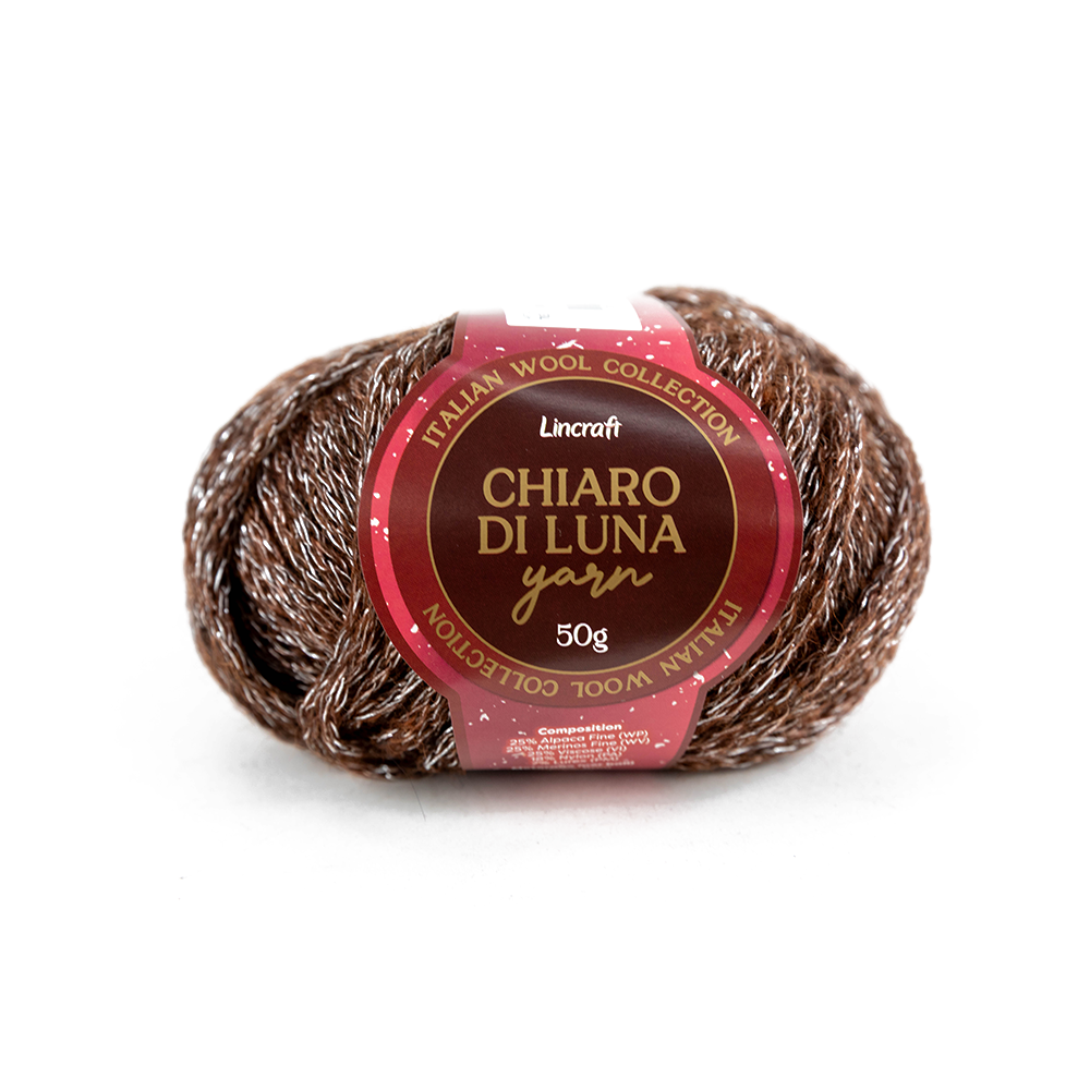 Chiaro Di Luna Crochet & Knitting Yarn, 50g Wool Blend Yarn