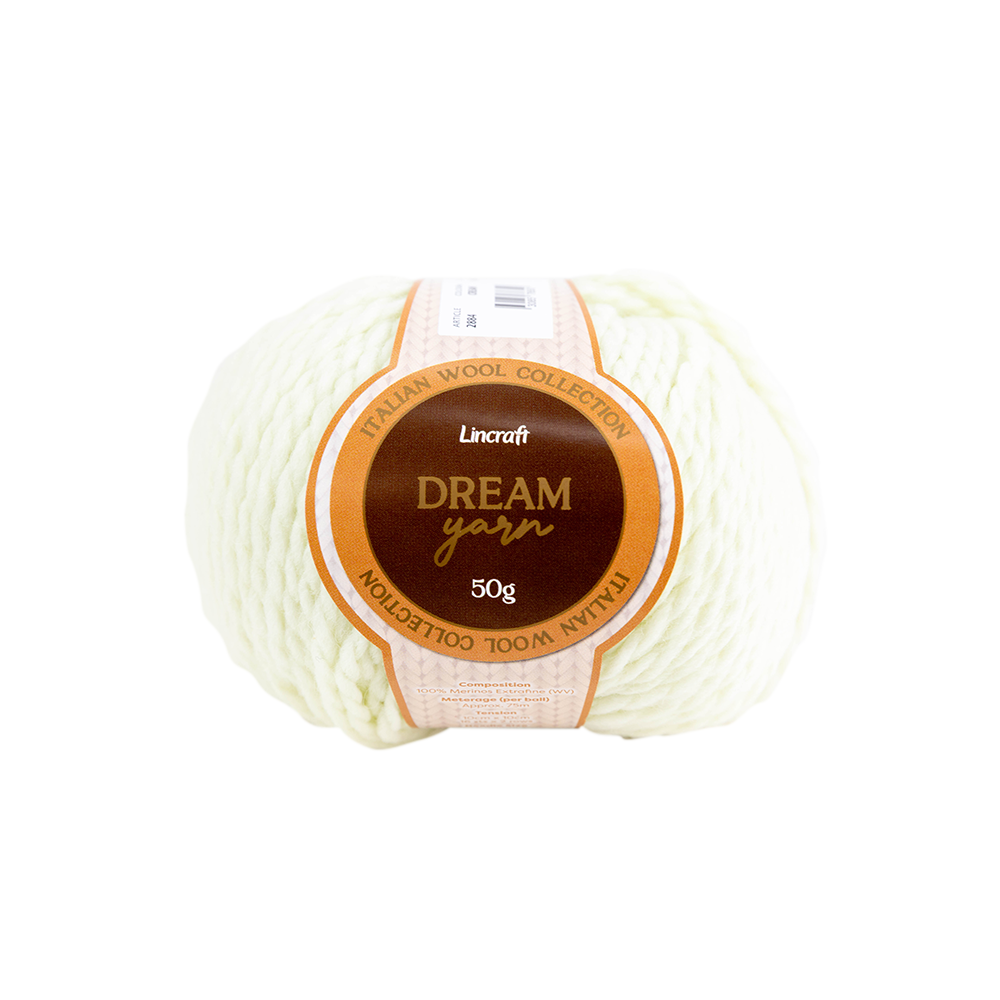 Dream Crochet & Knitting Yarn, 50g Merinos Extrafine Yarn