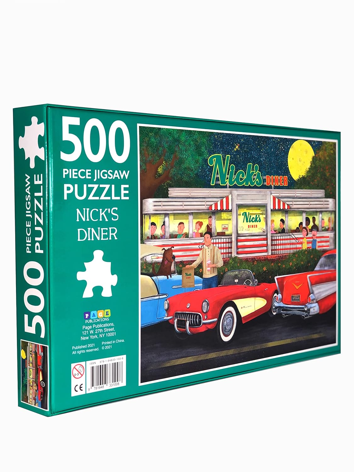 Nicks Diner Jigsaw Puzzle, 500-Piece