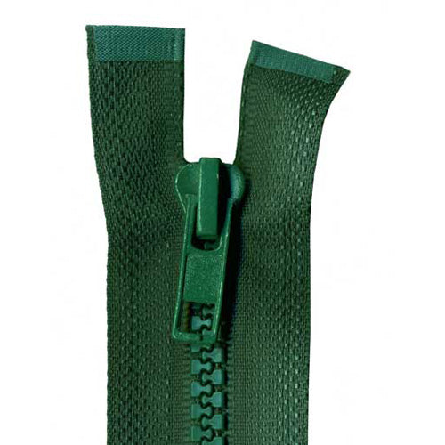 Chunky Open End Zip, Bottle