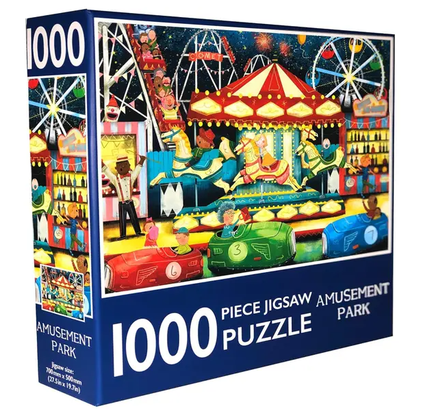 Amusement Park Jigsaw Puzzle, 1000-Piece