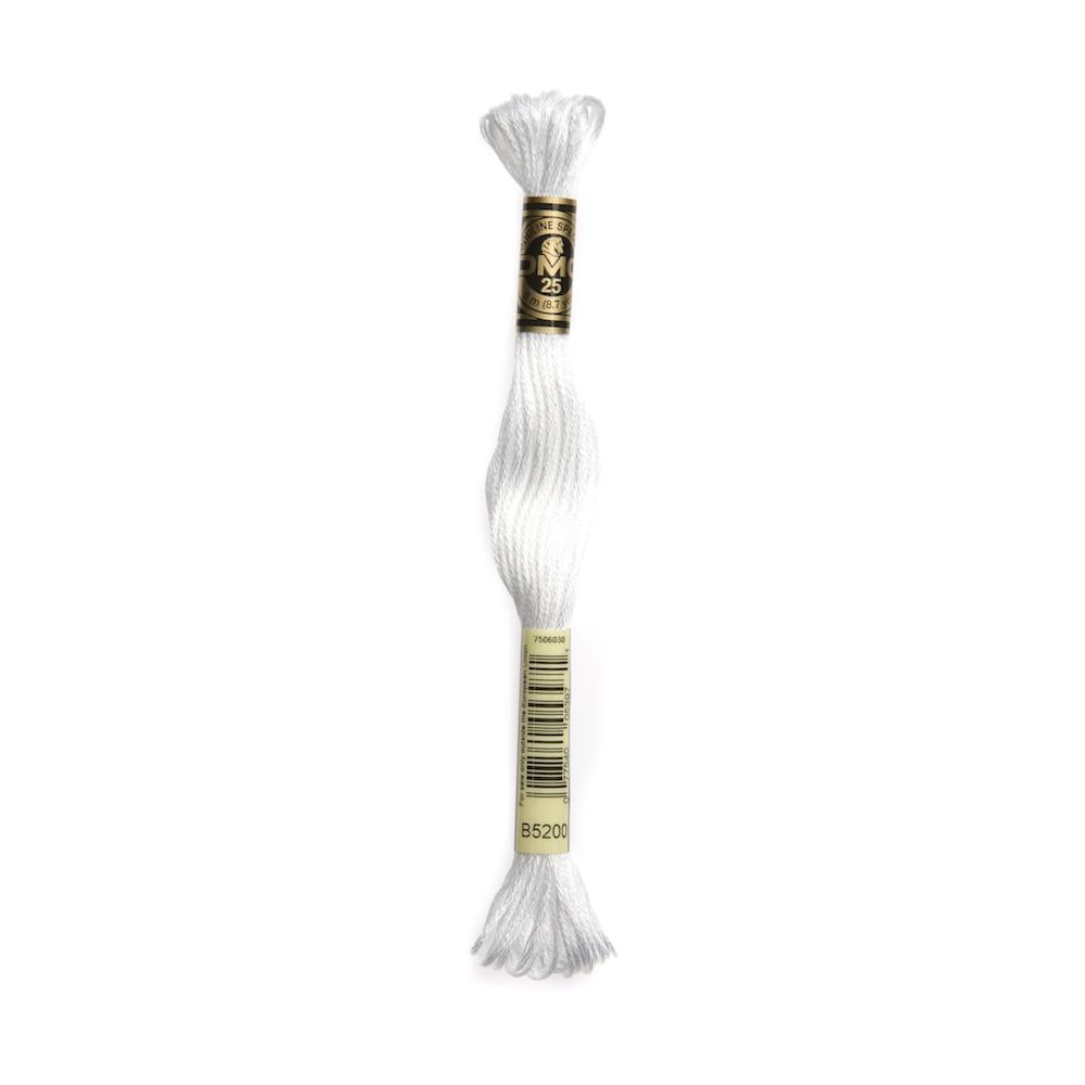 DMC Embroidery Floss, White