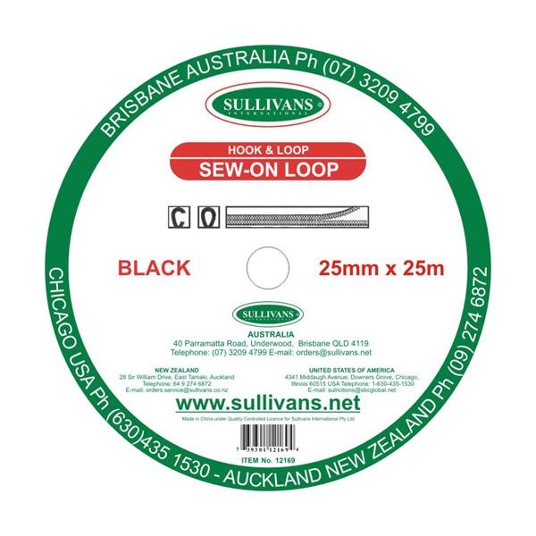 Sullivans Loop, Black- 25 mm