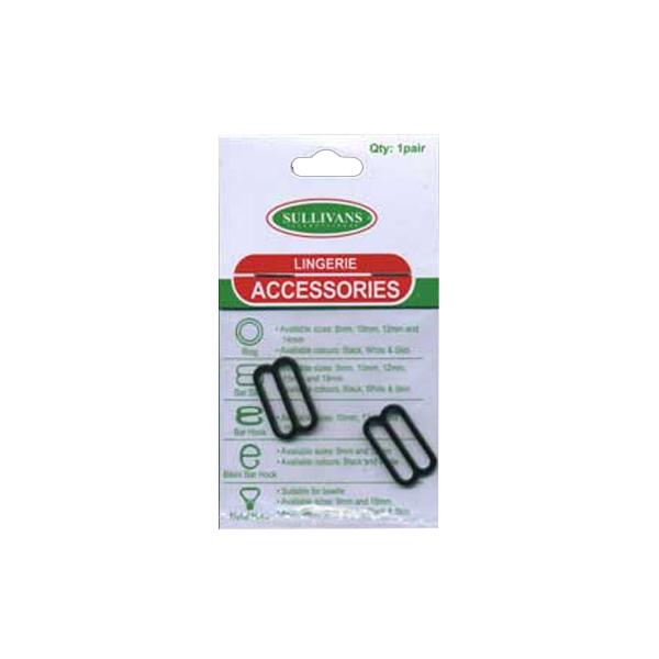 Sullivans Bar Slide, Black-15 mm