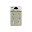 Sullivans Plastic Button, Frosted- 10 mm