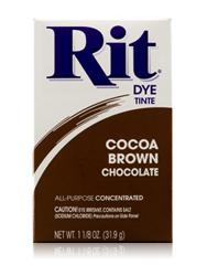 Rit Powder Fabric Dye, Cocoa Brown- 31.9g – Lincraft New Zealand