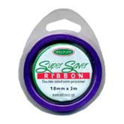 Sullivans Satin Ribbon, Purple- 10mm