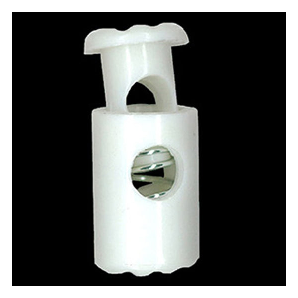 Sullivans Cord End, White- 25 mm
