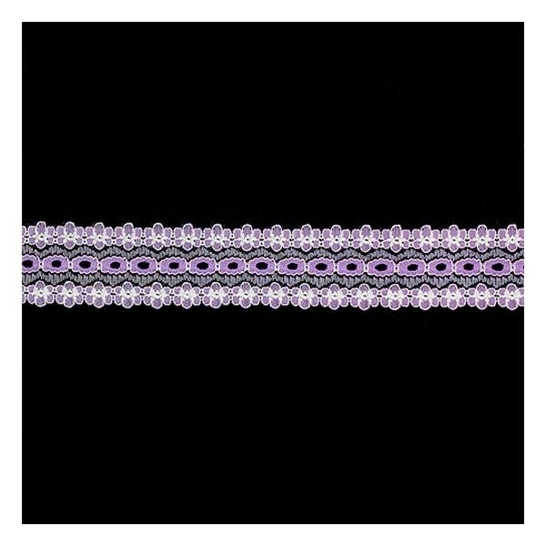Sullivans Lace Eyelet, Lilac- 35 mm