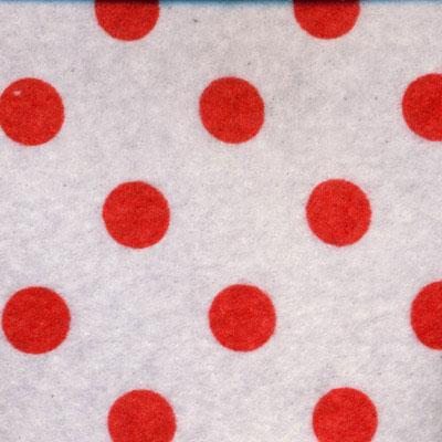 Sullivans Printed Felt Sheets, Red Pos Polka Dots – Lincraft New