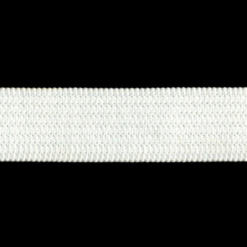 Sullivans Elastic Non Roll, White- 12mm