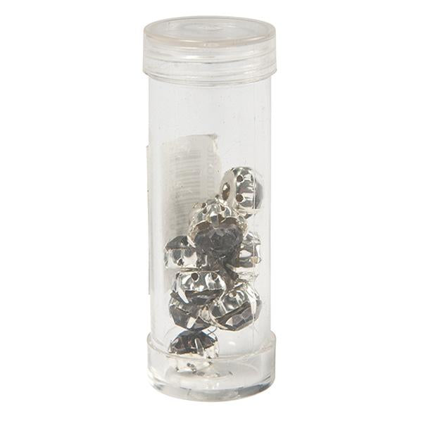 Sullivans Crystal Diamonte Beads, Black- 8x10mm