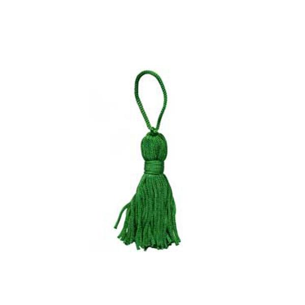 Sullivans Tassel Rayon Chainette, Emerald- 50 mm