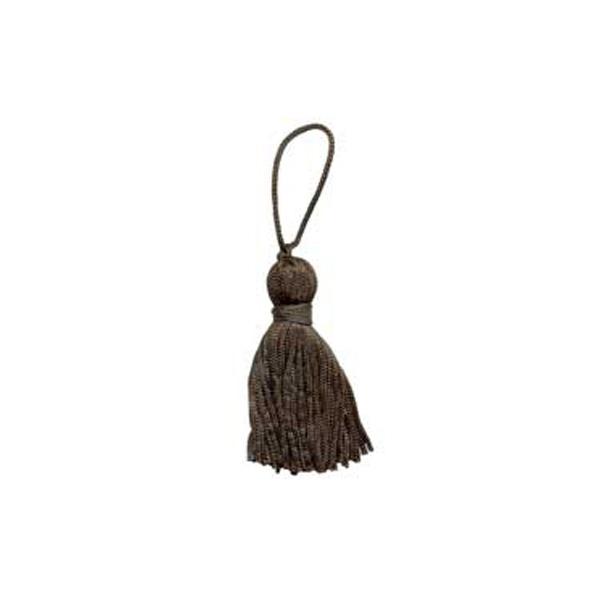 Sullivans Tassel Rayon Chainette, Brown- 75 mm