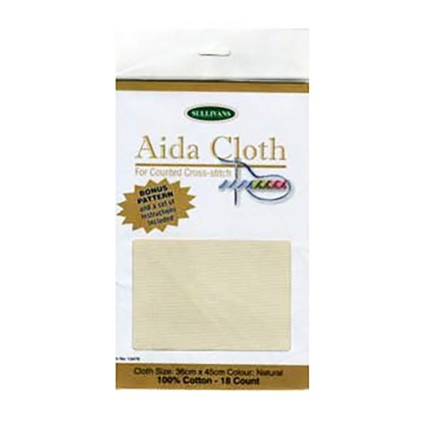 Sullivans Aida Cloth, Natural- 36x45cm – Lincraft New Zealand