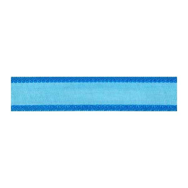 Sullivans Organza Satin Edge, Blue- 12mm