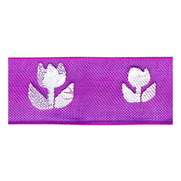 Sullivans Organza Ribbon, Tulips Hot Pink- 15mm