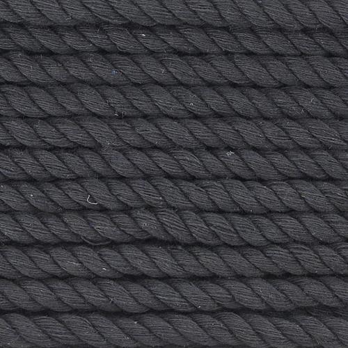Birch Piping Cord, Black - Size 4