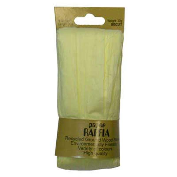 Sullivans Paper Raffia, Biscuit- 30mx4mm