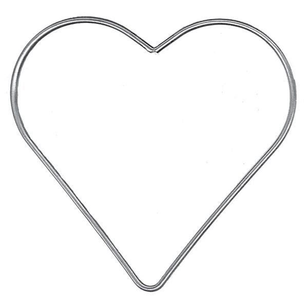 Crafty Bitz Metal Ring, Heart- 120mm