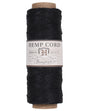 Hemptique Cord Spool #10, Black- 25g
