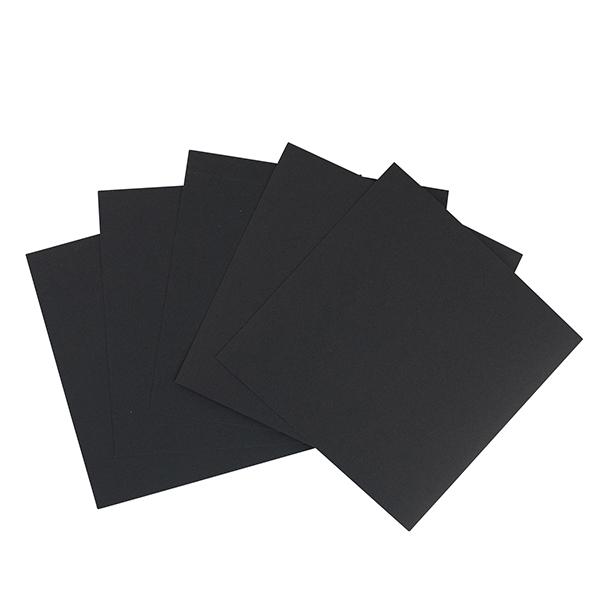 Makr 6x6 inch Smooth Cardstock, Pitch Black- 30pk