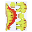 DIY Mini 3D Dinosaur Puzzle, Yellow Stegosaurus
