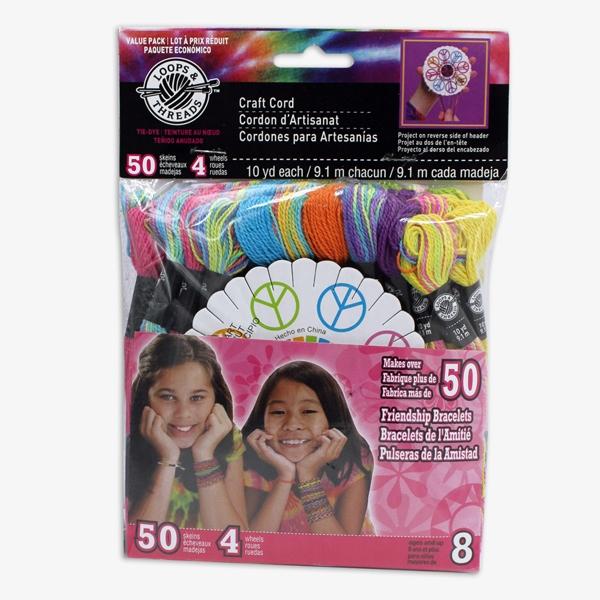 Buy Friendship Bracelets Craft Kit (Pack of 50) at S&S Worldwide